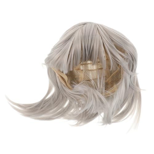 LOORGVEL Kurze Bob Perücke Damen Modisch Vielseitig Party Masquerade Kostüm Haarersatz Stilvoll von LOORGVEL