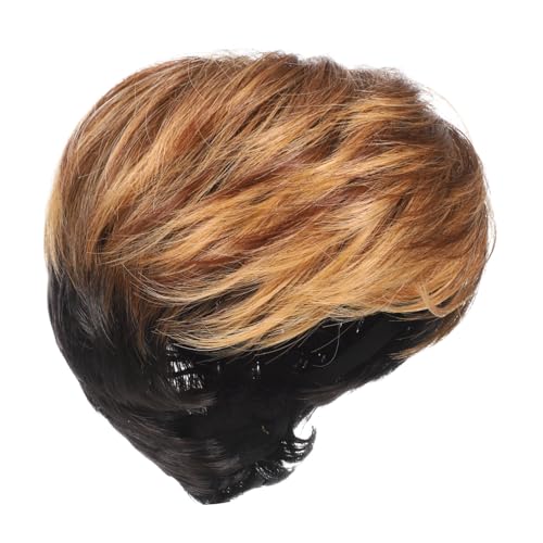 LOORGVEL Kurze Bob-Perücke mit Natürlichen Fransen Damen Synthetisches Atmungsaktives Haar Leichter Polyesterfaser-Stil Modisch und Sommerfreundlich für Alltag und Halloween LOORGVEL Kurze Bob-Perücke mit Natürlichen Fransen Damen Synthetisches Atmungsaktives Haar Leichter Polyesterfaser-Stil Modisch und Sommerfreundlich für Alltag und Halloween von LOORGVEL