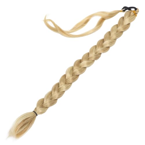 LOORGVEL Lange Geflochtene Ponytail Extension aus Synthetischem Haar mit Haarband Hautfreundlich und Langlebig Verstellbar und Einfach zu Tragen für Damen zur Individuellen Zufällige Farbe LOORGVEL Lange Geflochtene Ponytail Extension aus Synthetischem Haar mit Haarband Hautfreundlich und Langlebig Verstellbar und Einfach zu Tragen für Damen zur Individuellen Zufällige Farbe von LOORGVEL