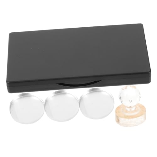 LOORGVEL Leere Lidschatten Palette mit Spiegel Rechteckige Matte Aufbewahrungsbox für Frauen Wiederverwendbar Tragbar Leicht für DIY Augen Make Up Kompakt für Reise und Alltag von LOORGVEL