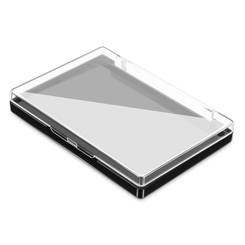 LOORGVEL Leere Magnetische Lidschatten palette mit Klarem Deckel und Bodenschutz Robuster Kunststoff Vielseitiger Make up Organizer für Puder Highlighter Praktische DIY Make up von LOORGVEL