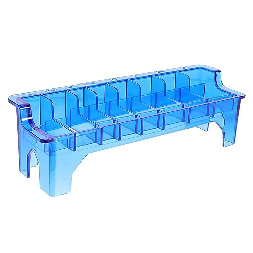 LOORGVEL Limit Aufbewahrungsbox für Haarschneider Organizer mit Multi Grid Design für Friseurwerkzeuge Transparent für Friseursalons und Zuhause Schützt von LOORGVEL
