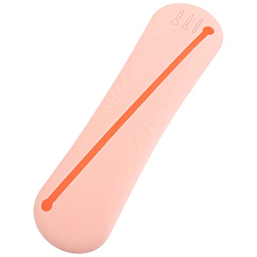 LOORGVEL Silikon-Make-up-Pinsel-etui Kosmetikpinsel-Organizer Tragbarer Reise-Make-up-pinselhalter Für Make-up-Pinsel Und Andere Kleinigkeiten Einfach Zu Reinigen Transportieren von LOORGVEL