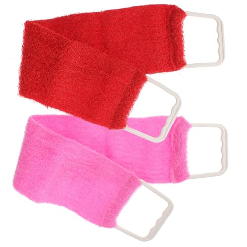 LOORGVEL Massage-badetuch Für Männer Rückenschrubber Doppelseitig Starkes Peeling Bade-körperbürste Rubbeltuch Dusch-rubber Spa-handtuch Glatte Haut von LOORGVEL