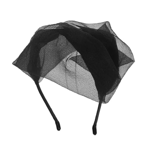 LOORGVEL Mesh Fascinator Haarreif Damen Kopfschmuck aus Atmungsaktivem Netzstoff Passend für Haarlängen Leichter Haarschmuck für Hochzeit Teeparty und Festliche Anlässe von LOORGVEL