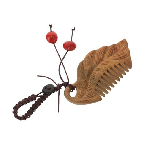 LOORGVEL Mini Haarkamm aus Grünem Sandelholz Schlüsselanhänger Kopfhaut Massagekamm Vielseitig Taschenanhänger oder Tragbares Accessoire für Damen und Herren LOORGVEL Mini Haarkamm aus Grünem Sandelholz Schlüsselanhänger Kopfhaut Massagekamm Vielseitig Taschenanhänger oder Tragbares Accessoire für Damen und Herren von LOORGVEL