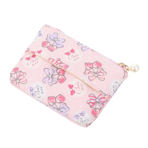 LOORGVEL Mode Kleingeldbeutel Langlebig Kleines Münztäschchen mit Zartem Muster für Damen und Tragbare Mini Geldbörse für Alltag Party Strand und Shopping Praktisches von LOORGVEL