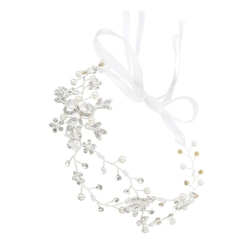 LOORGVEL Modisches Stirnband Damen Haarschmuck Braut mit Funkelnden Strasssteinen Handgefertigt aus Langlebiger Legierung Modischer Kopfschmuck für Hochzeit Party Abendveranstaltung von LOORGVEL