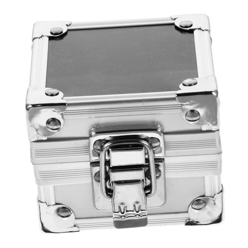 LOORGVEL Nagelfräser Aufbewahrungsbox Aluminium Langlebig Kompakt für Nagelbohrer Schleifköpfe Maniküre Pediküre Organizer Zubehör Reise von LOORGVEL