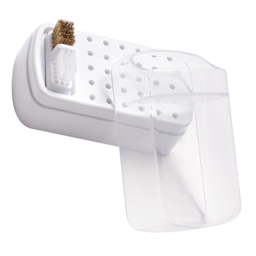 LOORGVEL Nagelfräser Bits Organizer Aufbewahrungsbox Transparent Nail Art Aufbewahrungsbox Praktisch Langlebig Für Maniküre und Pediküre Zuhause und Salon von LOORGVEL