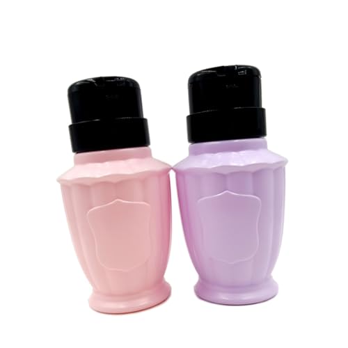 LOORGVEL Nagellackentferner Pumpspender Flasche aus robustem Material Leere Pumpflasche für Nagellackentferner und Make Up Entferner Tragbarer Dispenser für Flüssigkeiten für Reise und von LOORGVEL