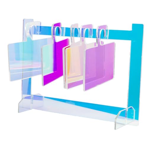 LOORGVEL Nagelspitzen Display Board mit Aufhängung Acryl Nagelkunst Organizer Wiederverwendbar Dekorativ für Nagelstudio und Nailart Zubehör Stilvoll und Praktisch von LOORGVEL