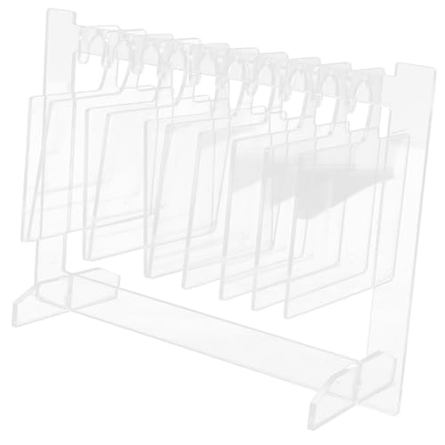 LOORGVEL Nagelspitzen Display Ständer Acryl Nagelkunst Halter Nagelstudio Organizer Falsche Nägel Sortier Präsentationsbrett für Nageldesigner und Anfänger von LOORGVEL