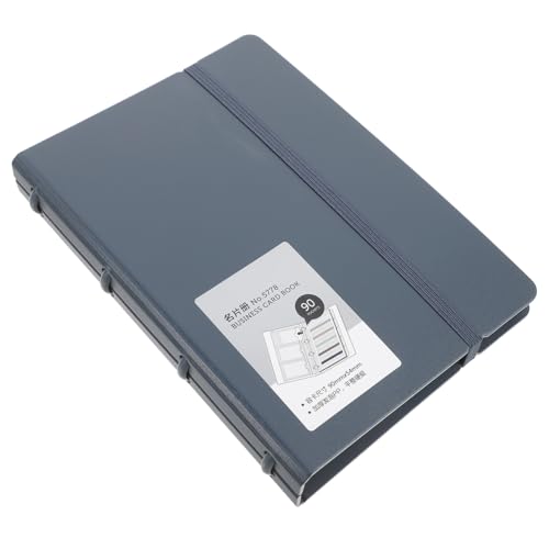 LOORGVEL Name Cards Case Visitenkartenbox aus Langlebigem Material Karten Kapazität Leicht zu Organisieren und Entnehmen Praktischer Name Cards Storage Holder für Büro und Unterwegs Blau von LOORGVEL