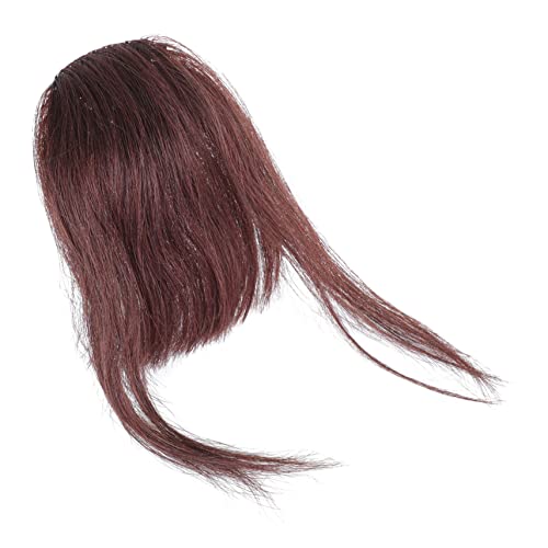 LOORGVEL Natürliche Luftige Haar Extensions Echtes Haar Voluminöse Clip Fransen Weiche Textur für Damen Eleganter Look Ganzjährig Modisch Gesichtsform Verschönernd Tiefbraun LOORGVEL Natürliche Luftige Haar Extensions Echtes Haar Voluminöse Clip Fransen Weiche Textur für Damen Eleganter Look Ganzjährig Modisch Gesichtsform Verschönernd Tiefbraun von LOORGVEL