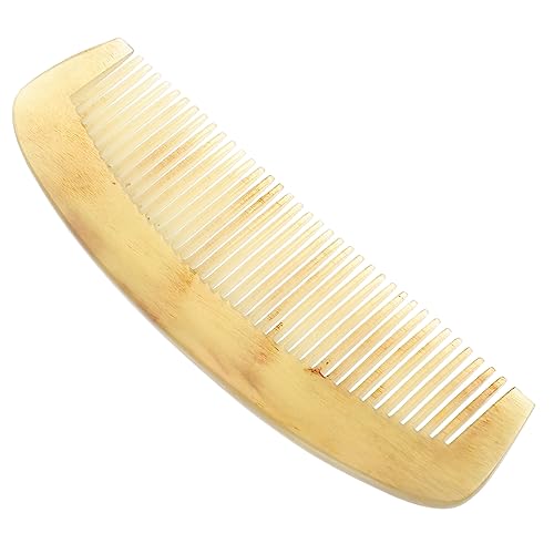LOORGVEL Natürlicher Hornkamm Antistatischer Kamm Für Frauen Zum Entwirren Fördert Die Durchblutung Und Beugt Haarausfall Vor Handgefertigtes Design von LOORGVEL