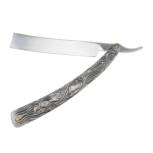 LOORGVEL Old Type Manuelle Rasierklinge aus Hochhärtetem Kompakter Tragbarer Haarschneider und Barttrimmer für Männer Einfach zu Bedienen für Zuhause und Reisen von LOORGVEL