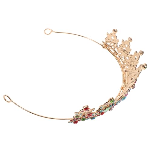 LOORGVEL Prinzessin Krone Tiara mit Strasssteinen Stirnband für Mädchen Komfortabel und Langlebig für Tanzauftritte Geburtstagsgeschenk und Festliche Anlässe von LOORGVEL