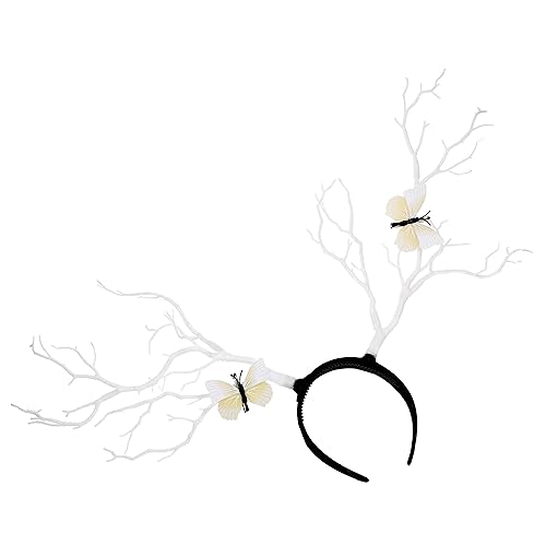 LOORGVEL Reindeer Antlers Haarband mit Festlicher Kopfschmuck für Erwachsene für Halloween Weihnachten Karneval und Fotografie von LOORGVEL