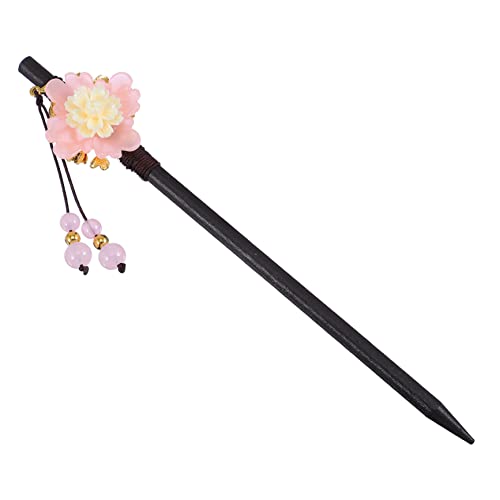 LOORGVEL Retro-stil Haarstab Für Damen Herren Cosplay Kopfbedeckung Blumen Haarschmuck Traditionelles Kopfschmuck Zieraccessoire Für Party Foto Requisite von LOORGVEL