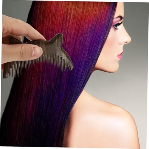 LOORGVEL Sandelholz massagekamm aus Holz Antistatischer Kopfhautkamm für Frauen und Männer Ergonomisch Geformt zur Haarpflege Haarbruchreduzierung und Beruhigenden Kopfmassage Langlebig von LOORGVEL