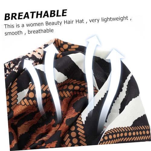 LOORGVEL Seidenschlafhaube Zum Schutz Der Haare Satin Haarpflegehaube Für Damen Schlafmütze Gegen Ausfall Und Verknoten Badehut Für Erholsamen Schlaf von LOORGVEL