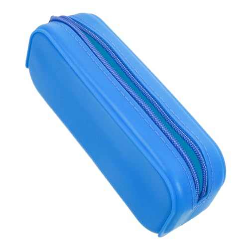LOORGVEL Silikon Federmäppchen Ästhetisch Leicht Tragbar Federtasche mit Reißverschluss Wasserdichtes Mäppchen für Stifte und Kosmetikpinsel Robustes Federmäppchen Teenager Mädchen Jungen von LOORGVEL