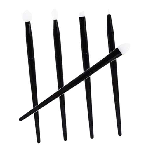 LOORGVEL Silikon Make up Pinsel mit Lippenstift Applikator und Lidschatten Pinsel Weiche Langlebige Kosmetikpinsel für Präzises Augenbrauen Formen und Lippen Make up Wiederverwendbar und von LOORGVEL