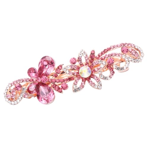 LOORGVEL Strass Haarklammer Damen Schmetterlings Design Haarspange mit Einzigartigem Schleifen Motiv Robustes Material für Party Bankett und Festliche Anlässe von LOORGVEL