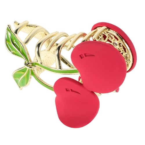 LOORGVEL Süße Kirsch-haarclips Für Damen Bunte Haarspangen Für Elegante Hochsteckfrisuren Strapazierfähige Haaraccessoires Für Alltägliche Looks Für Hohe Zöpfe Und Verspielt Gestaltete Fris von LOORGVEL