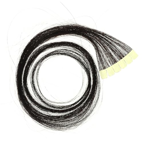 LOORGVEL Tape In Echthaar Extensions für Damen Schwarzes Natürliches Haar Wiederverwendbar für Volumen für Alltag und Besondere Anlässe LOORGVEL Tape In Echthaar Extensions für Damen Schwarzes Natürliches Haar Wiederverwendbar für Volumen für Alltag und Besondere Anlässe von LOORGVEL