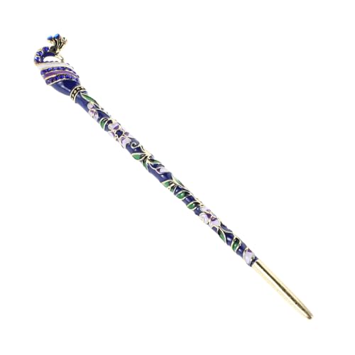 LOORGVEL Chinesische Haarnadel Im Vintage-stil Rhinestone Haarstab Für Frauen Traditioneller Haarschmuck Für Hochsteckfrisuren Und Kunstvolles Design Aus Robustem Und Strass Kulturelles von LOORGVEL
