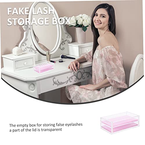 LOORGVEL Wimpernetuis Für Künstliche Wimpern Wimpernaufbewahrungsbox Aus Acryl Zartes Wimpernetui Wimpern Organizer Praktisch Und Langlebig Für Täglichen Gebrauch von LOORGVEL