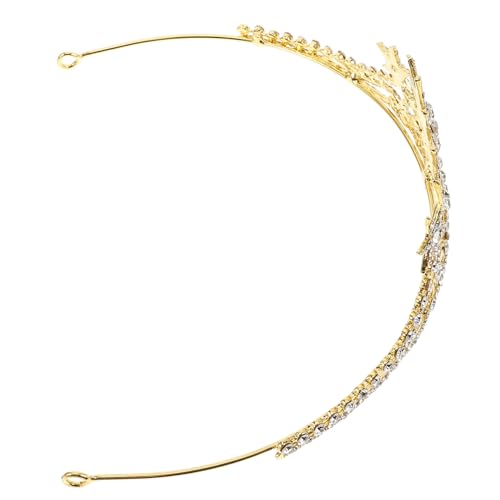 LOORGVEL Vintage Strass Tiara Hochzeit Diadem mit Stern und Mond Design Braut Haarreif mit Funkelnden Kristallen Elegantes Stirnband für Hochzeit Party Bühne und Festliche Anlässe von LOORGVEL