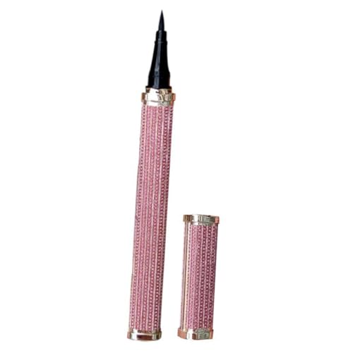 LOORGVEL Wasserfester Schwarzer Flüssiger Eyeliner mit Pinselspitze Langanhaltend Verschmierungsfrei Präzise Linienführung für Frauen Komfortabel Handlich und Sicher Anwendung von LOORGVEL