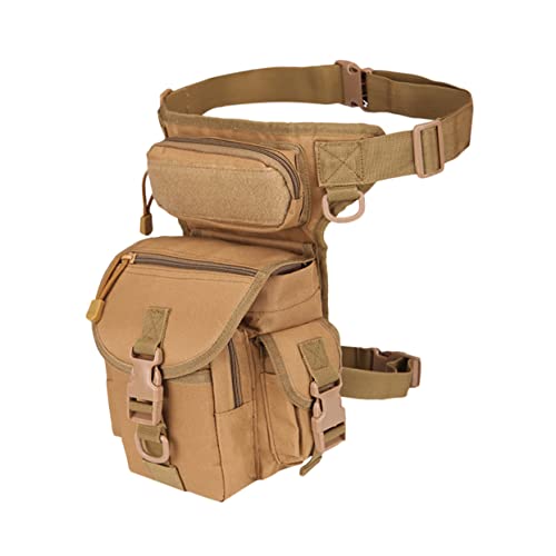 LOORGVEL wasserdichte Oxford Beintasche für Motorrad Outdoor mit Vielseitiger Tragefunktion als Hüfttasche und Schultertasche Strapazierfähig Stoßfest für Kamera und Zubehör von LOORGVEL