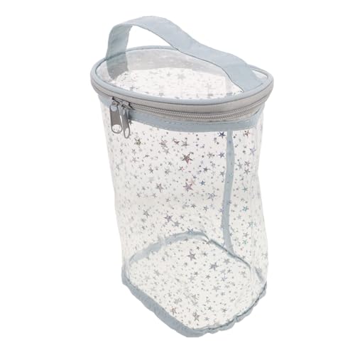 LOORGVEL wasserdichte Transparente Kosmetiktasche Großer Kapazität mit Reißverschluss Tragbarer Kulturbeutel für Damen und Herren Robuster Reise Organizer für Make Up und Toilettenartikel von LOORGVEL