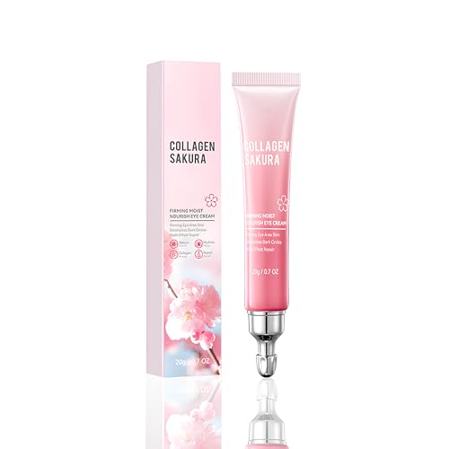 Augencreme Kirschblüten, Anti-Age Augencreme gegen Falten, Augenpflege Damen für Augenringe, Falten und Schwellungen, Flüssigkeitszufuhr, Eye Cream für Tränensäcke Schwellungen 20ml Augencreme Kirschblüten, Anti-Age Augencreme gegen Falten, Augenpflege Damen für Augenringe, Falten und Schwellungen, Flüssigkeitszufuhr, Eye Cream für Tränensäcke Schwellungen 20ml von LOOUXC