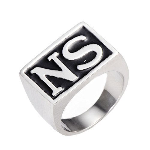 LOPEZ KENT Schmuck Herren Edelstahl Ringe,Söhne von Anarchie Jax NS,Größen 72 (22.9 von LOPEZ KENT