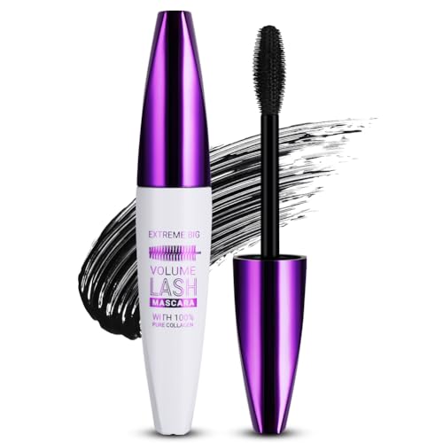 5D Silk Fiber Mascara Waterproof, Schwarz Wimperntusche für Empfindliche Augen, Langlebige Volumizing Curling Verlängerung Make-Up für Weihnachten, Halloween, Partys, Hochzeiten 5D Silk Fiber Mascara Waterproof, Schwarz Wimperntusche für Empfindliche Augen, Langlebige Volumizing Curling Verlängerung Make-Up für Weihnachten, Halloween, Partys, Hochzeiten von LOPHE