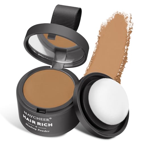 Ansatzpuder für Männer und Frauen, Haarverdichtungs Ansatzpuder, Schnell Abdeckender Wurzel-Concealer mit Haarkreide zum Auffüllen von Dünnem Haare(13# Rote, faule Blätter) von LOPHE
