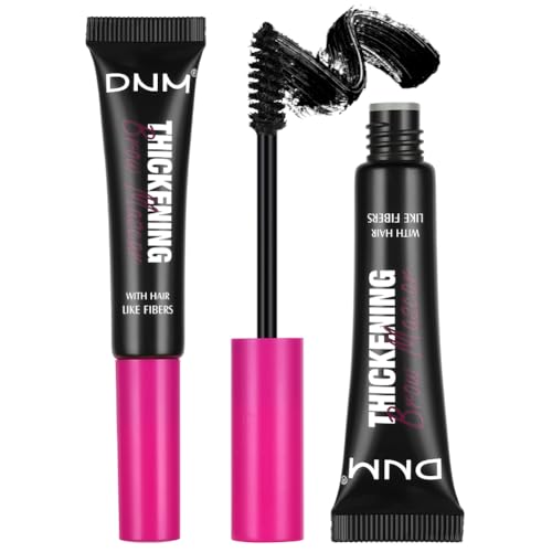 Augenbrauen und Wimpernfarbe, Augenbrauen-Mascara mit bis zu 16h Halt für Getönte und Vollere Augenbrauen,7ml Schwarz von LOPHE