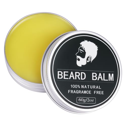 LOPHE Bartwachs Männer, 60g Natürliches Bart Balsam mit Avocadobutter, Bienenwachs -Kann Bärte Pflegen und Weich Machen nd Bartbalsam ür Bartcreme Männer von LOPHE