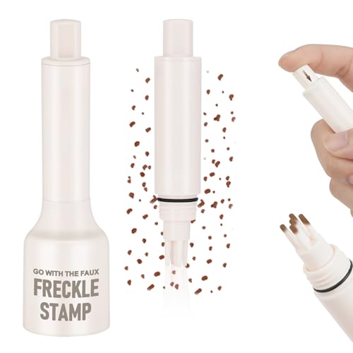 LOPHE Freckle Stamp, Sommersprossen Stempel für Natural Freckle Makeup, Wasserdicht Flüssiger Sommersprossen Stempel, für Müheloses Sunkissed Makeup, 3# DARK von LOPHE