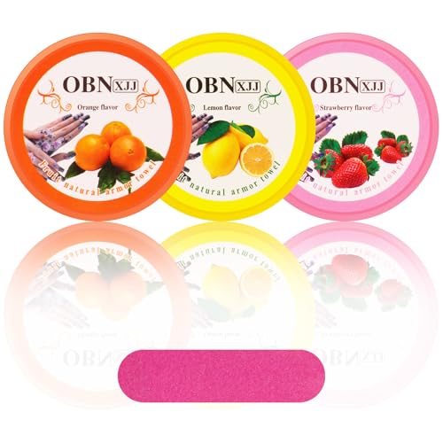 LOPHE Nagellackentferner-Pads, Nail Polish Remover Wipes, Reinigungspads zur Anwendung auf dem Naturnagel, Geeignet für die Lufttrocknung wasserbasierter und ölbasierter Nagellacke(A-3-Box) von LOPHE