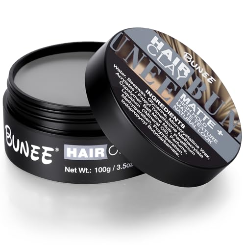 LOPHE Stylingclay Für Männer, 100g Clay Pomade Matt, Hair Clay mit Geschmeidiger Textu und Mattem Finishr, Styling Creme für Texturierte Styles, Kurzes und Mittellanges Haar von LOPHE