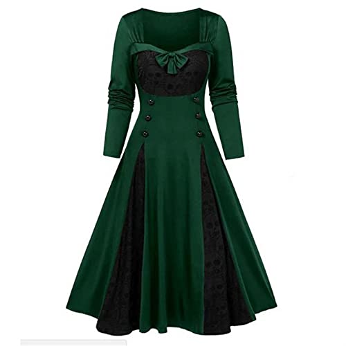 LOPILY Kleider Damen Mittelalter Samtkleider Damne mit Trompetenärmel Elegant Vintage Königinkleid Gothic Etuikleider Lang Rockability Viktorianischen Kleider Karneval Fasching Kostüme LOPILY Kleider Damen Mittelalter Samtkleider Damne mit Trompetenärmel Elegant Vintage Königinkleid Gothic Etuikleider Lang Rockability Viktorianischen Kleider Karneval Fasching Kostüme von LOPILY