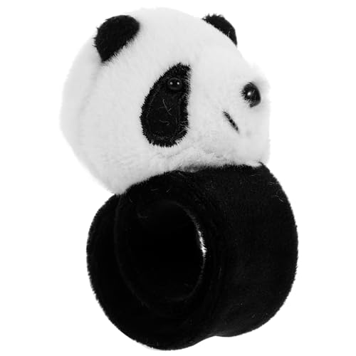 LOPUNER Panda Slap Armband Plüsch Tiermotiv Weiches Schnapparmband Partyzubehör Geburtstagsfeier Jungel Motto Party Geeignet von LOPUNER