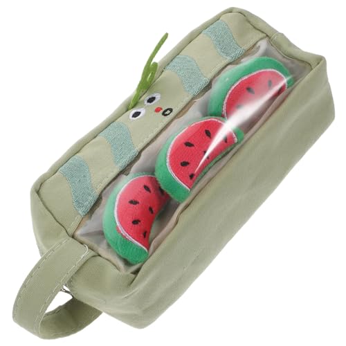 LOPUNER Süßes Federmäppchen mit Großem Fassungsvermögen Kreatives Cartoon stiftemäppchen aus Canvas Tragbare Schreibwaren Organizer für Schüler als Geschenk für Mädchen von LOPUNER