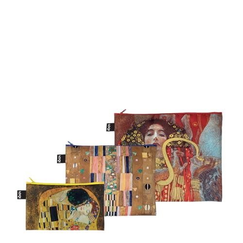 LOQI GUSTAV KLIMT Klimt Recycled Zip Pockets von LOQI